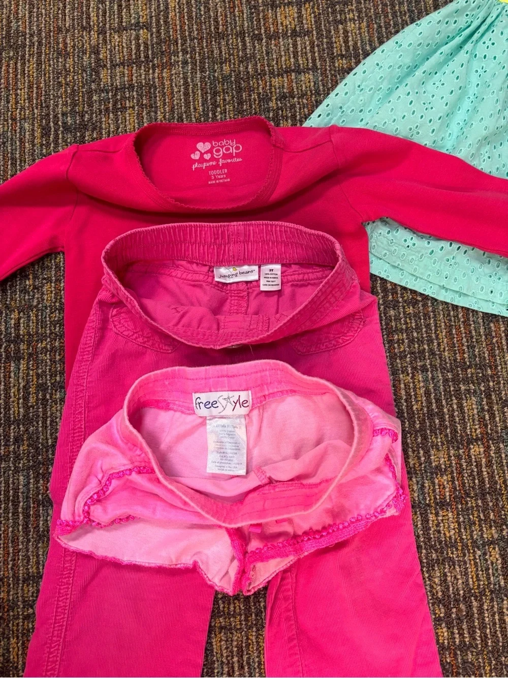 Kids 3T Six Piece Mix and Match Set - Includes Gap, Carters, Nohi Pieces